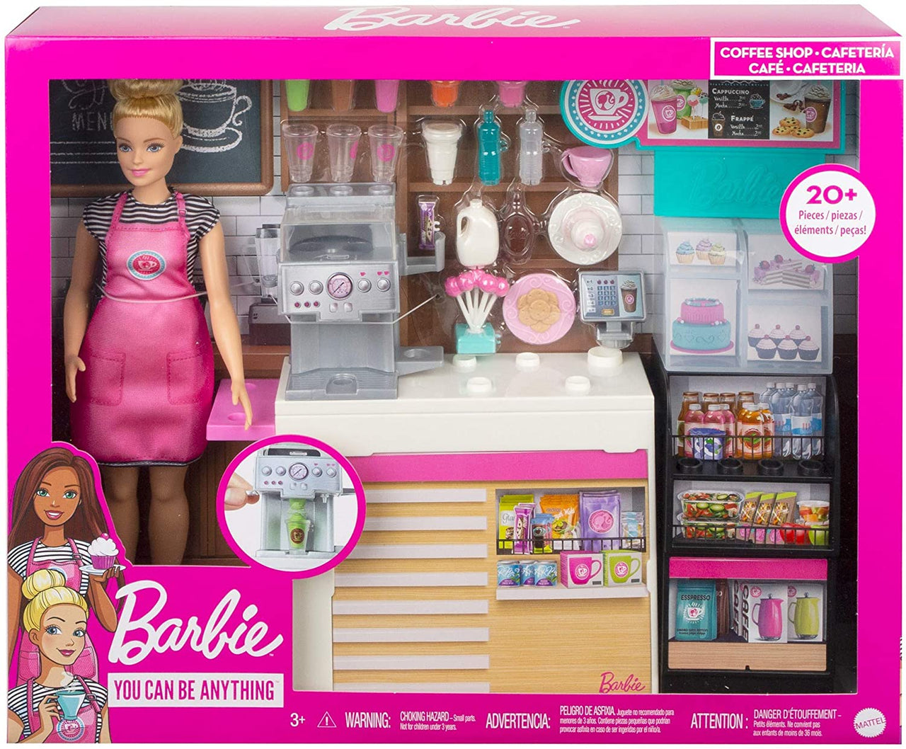 barbie coffee shop playset