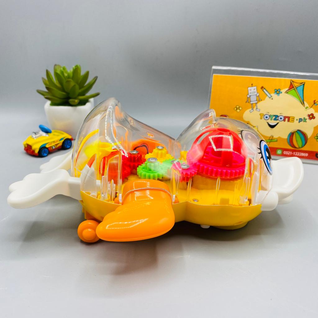 battery operated electric duck with light sound