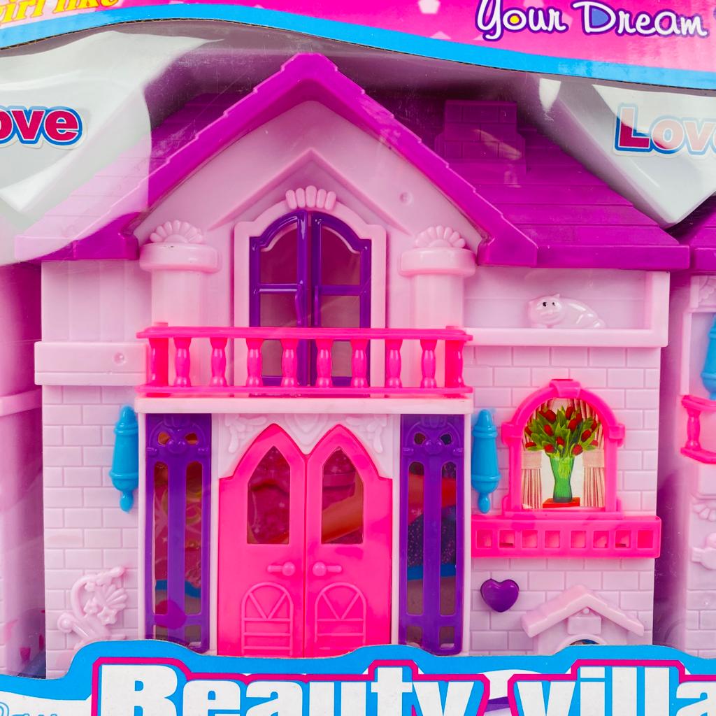 doll house beauty villa set