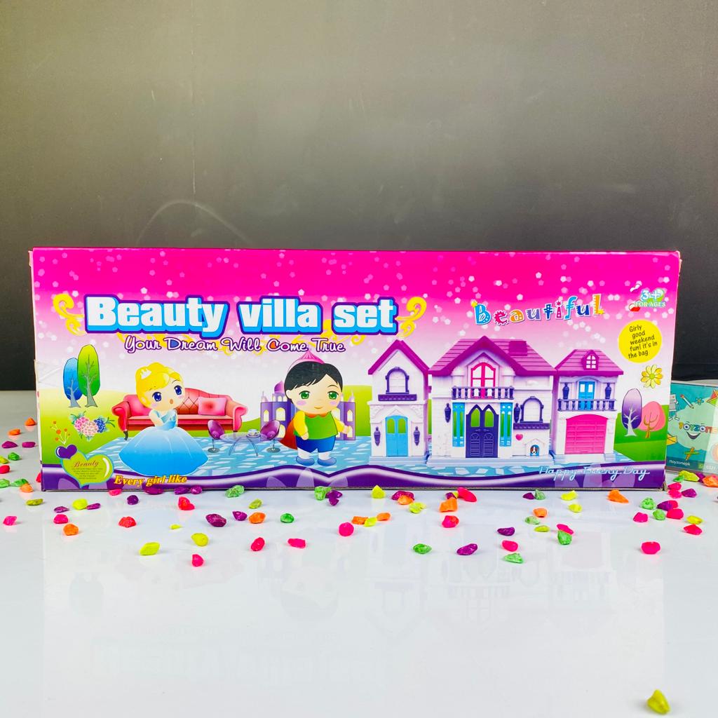 doll house beauty villa set