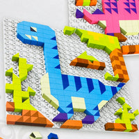 Thumbnail for Building Blocks 6 in 1 Dinosaurs Models Bricks