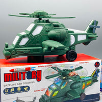 Thumbnail for military helicopter with lights sounds bump and go
