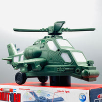 Thumbnail for military helicopter with lights sounds bump and go