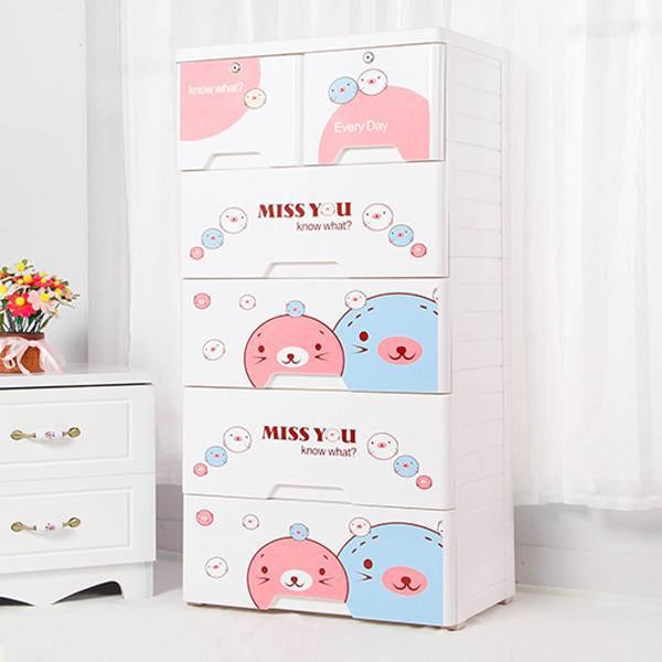 cartoon themed 5 step wardrobe