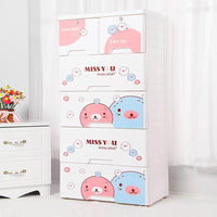 Cartoon Themed 5 Layer Wardrobe