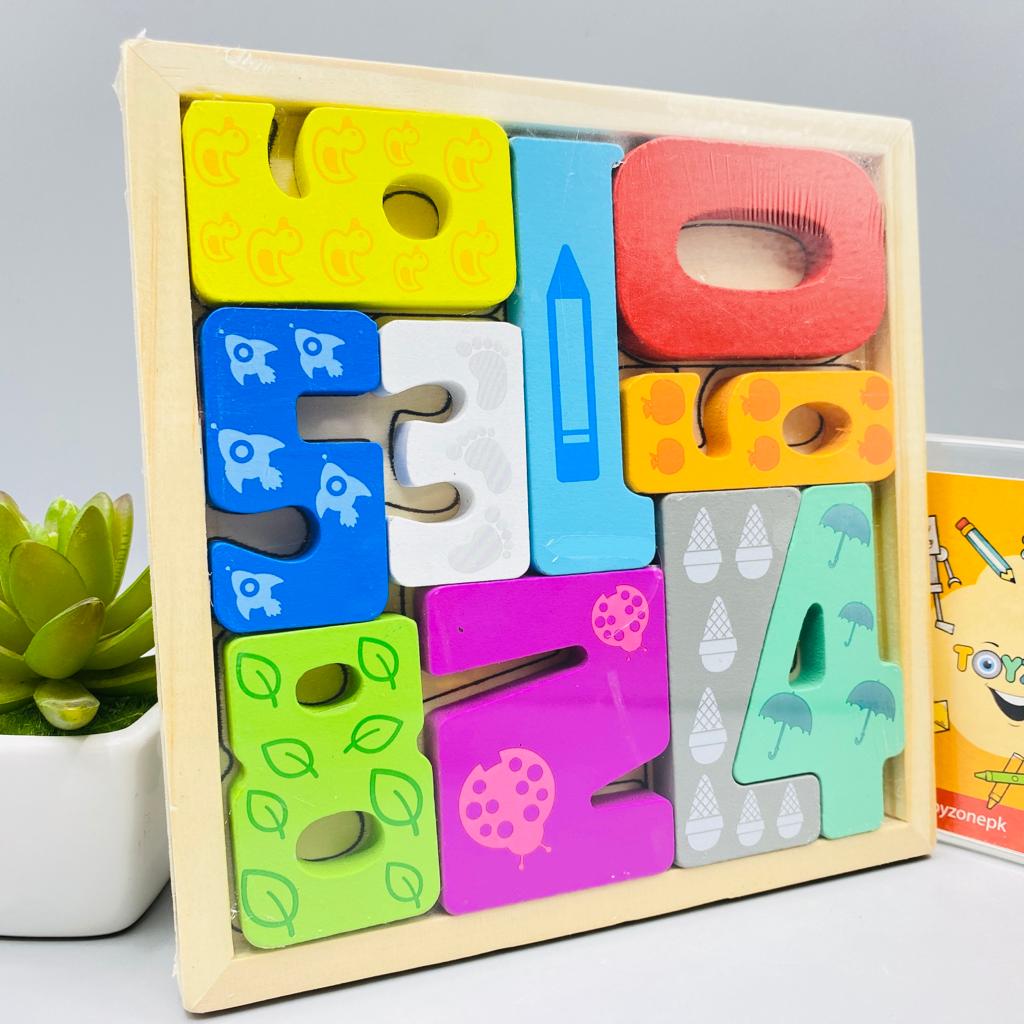 Cartoon Animal Car Wooden Peg Puzzles Board Educational Toy