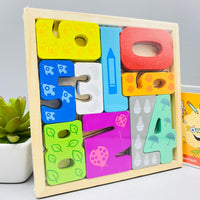Thumbnail for Cartoon Animal Car Wooden Peg Puzzles Board Educational Toy