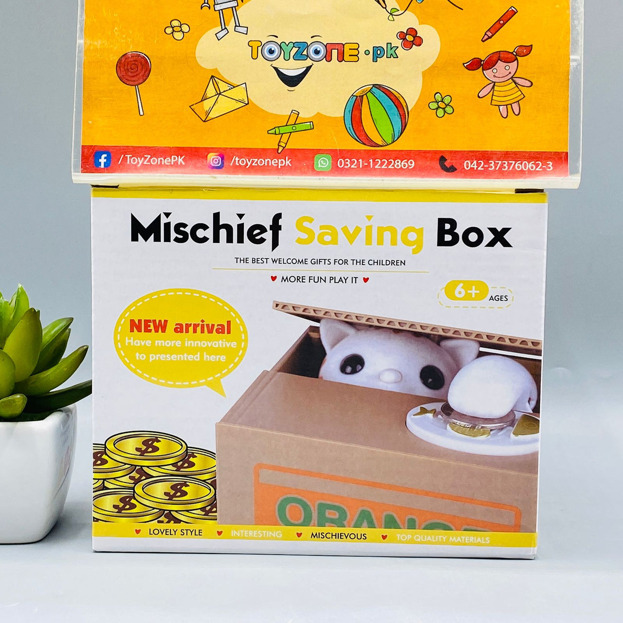 Cat Money Box Coin Bank
