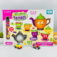 16 Pieces DIY Ceramic Tea set
