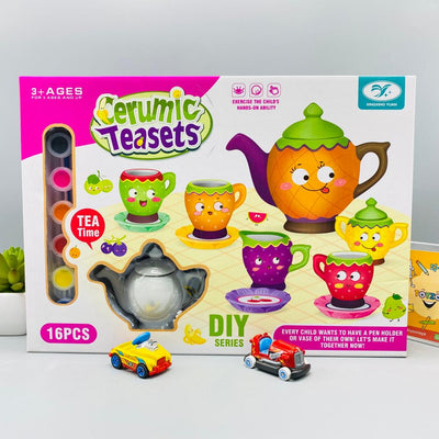 16 Pieces DIY Ceramic Tea set