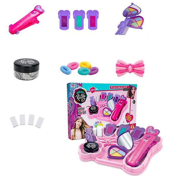 childrens hair dyeing and makeup set
