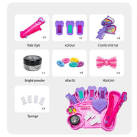Thumbnail for childrens hair dyeing and makeup set