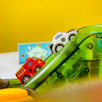 Thumbnail for childrens car track car adventure with a helicopter