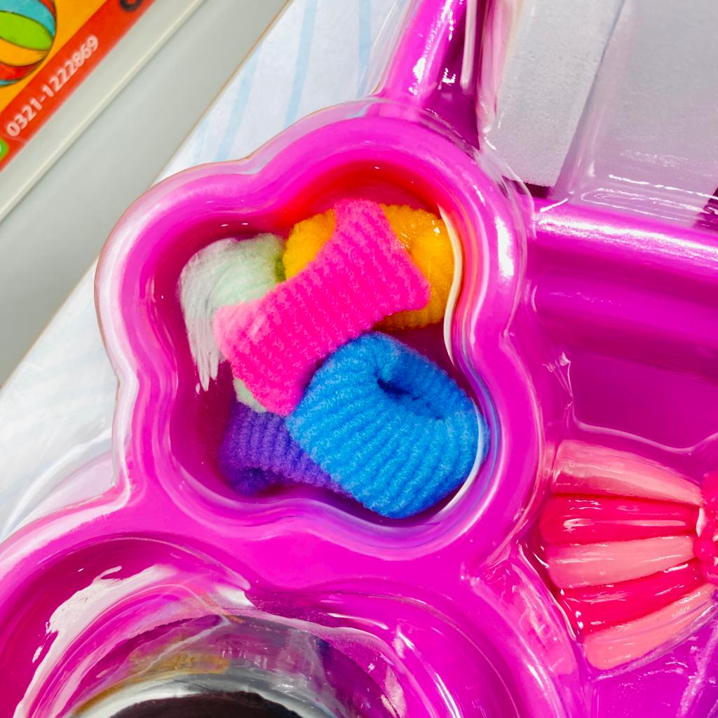 childrens hair dyeing and makeup set