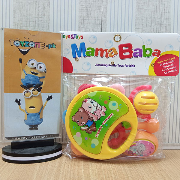 colorful baby rattles set