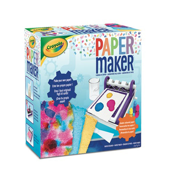 crayola paper maker paper making diy craft kit