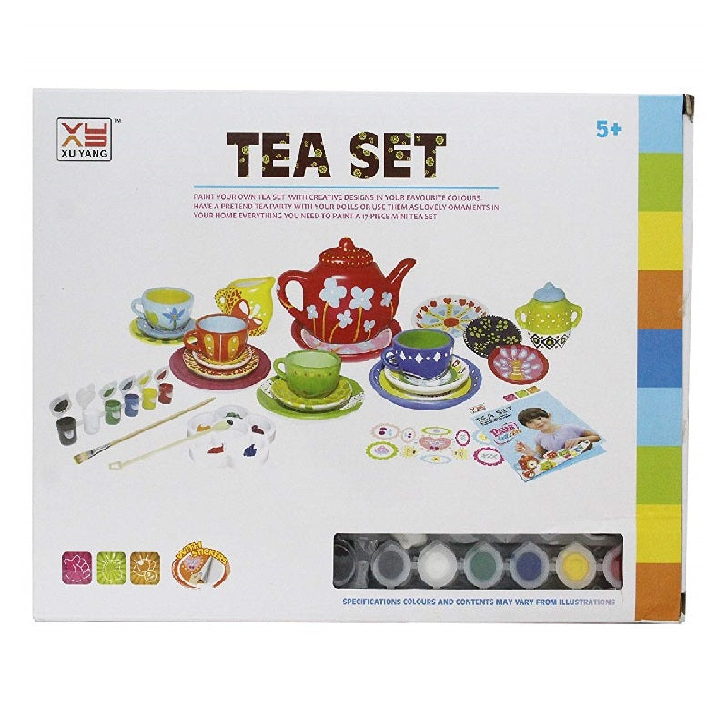 Creative Ceramic Tea Set for Painting