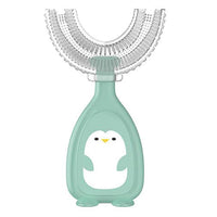 Thumbnail for cute cartoon penguin u shaped toothbrush 1