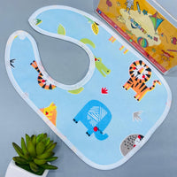 Thumbnail for Pack of 2 Multicolor Cartoons Baby Bibs