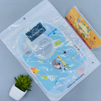 Thumbnail for Pack of 2 Multicolor Cartoons Baby Bibs