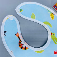Thumbnail for Pack of 2 Multicolor Cartoons Baby Bibs