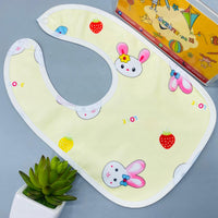 Thumbnail for Pack of 2 Multicolor Cartoons Baby Bibs