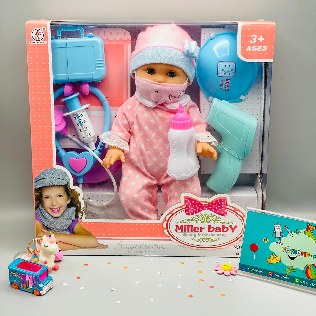 cute new born baby doll with medical kit tzp1