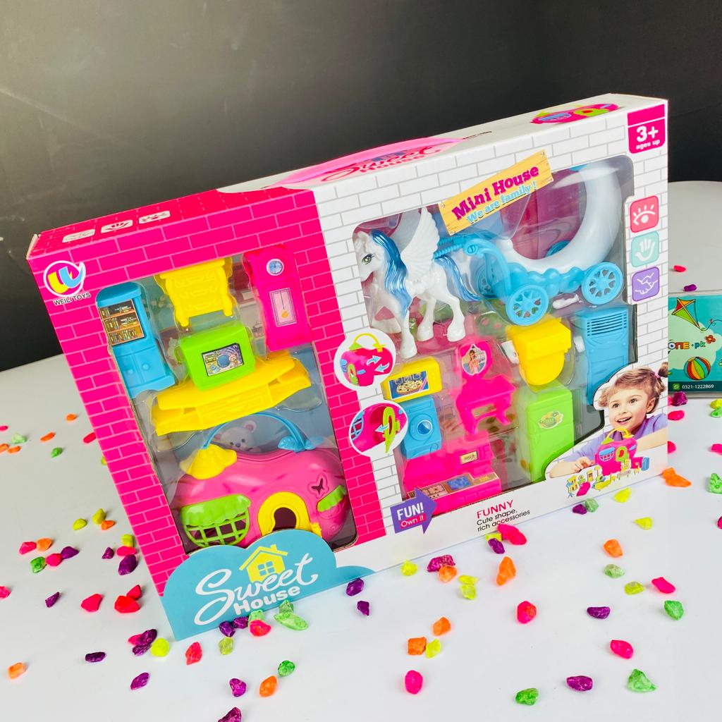 cute shape doll house accessories