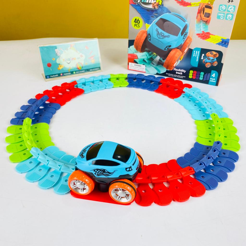 Buy DIY Changeable Race Car Assembled Tracks Online In Pakistan At