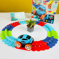 Thumbnail for diy changeable race car assembled tracks