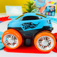 Thumbnail for diy changeable race car assembled tracks