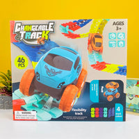 Thumbnail for diy changeable race car assembled tracks