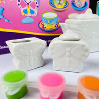 Thumbnail for diy painting ceramic tea set
