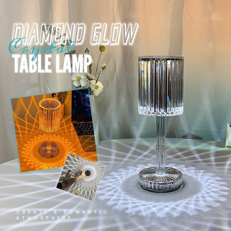 Touching Control Crystal Table Lamp