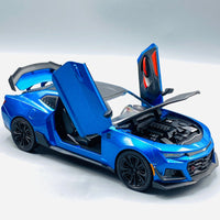 Thumbnail for diecast chevrolet camaro with light scale 1 24
