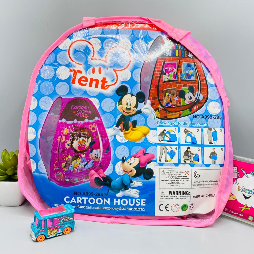 different cartoon characters themed kids play tent