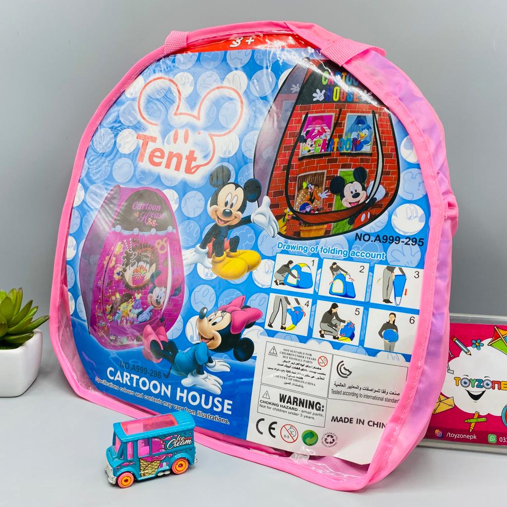 different cartoon characters themed kids play tent