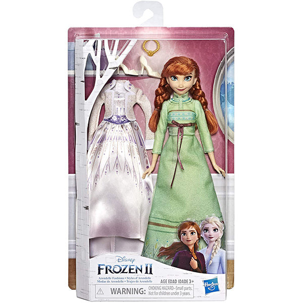disney frozen anna fashion doll with 2 outfits