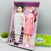 Thumbnail for doctor and nurse doll set
