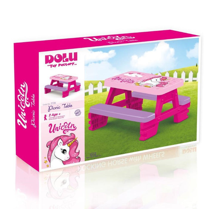 dolu unicorn picnic table