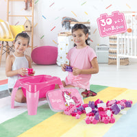Thumbnail for dolu unicorn activity table with jumblocks 30 pcs