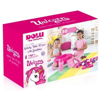 Thumbnail for dolu unicorn activity table with jumblocks 30 pcs