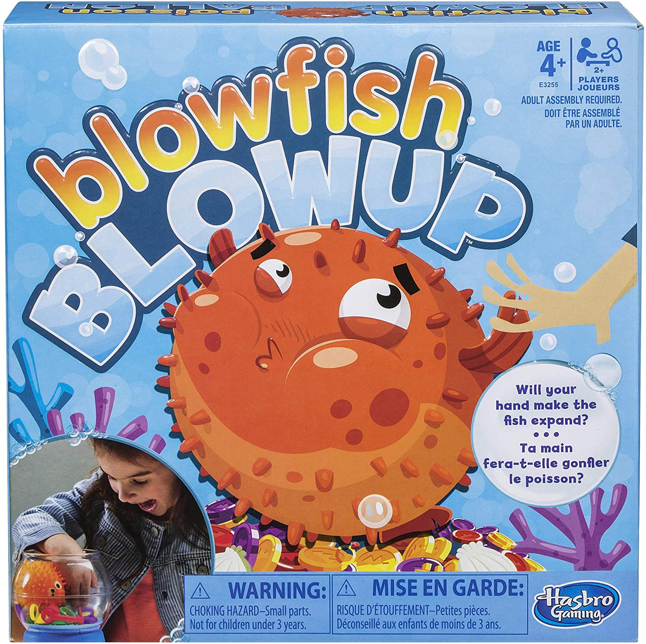 HASBRO Blowfish Blow Up Game
