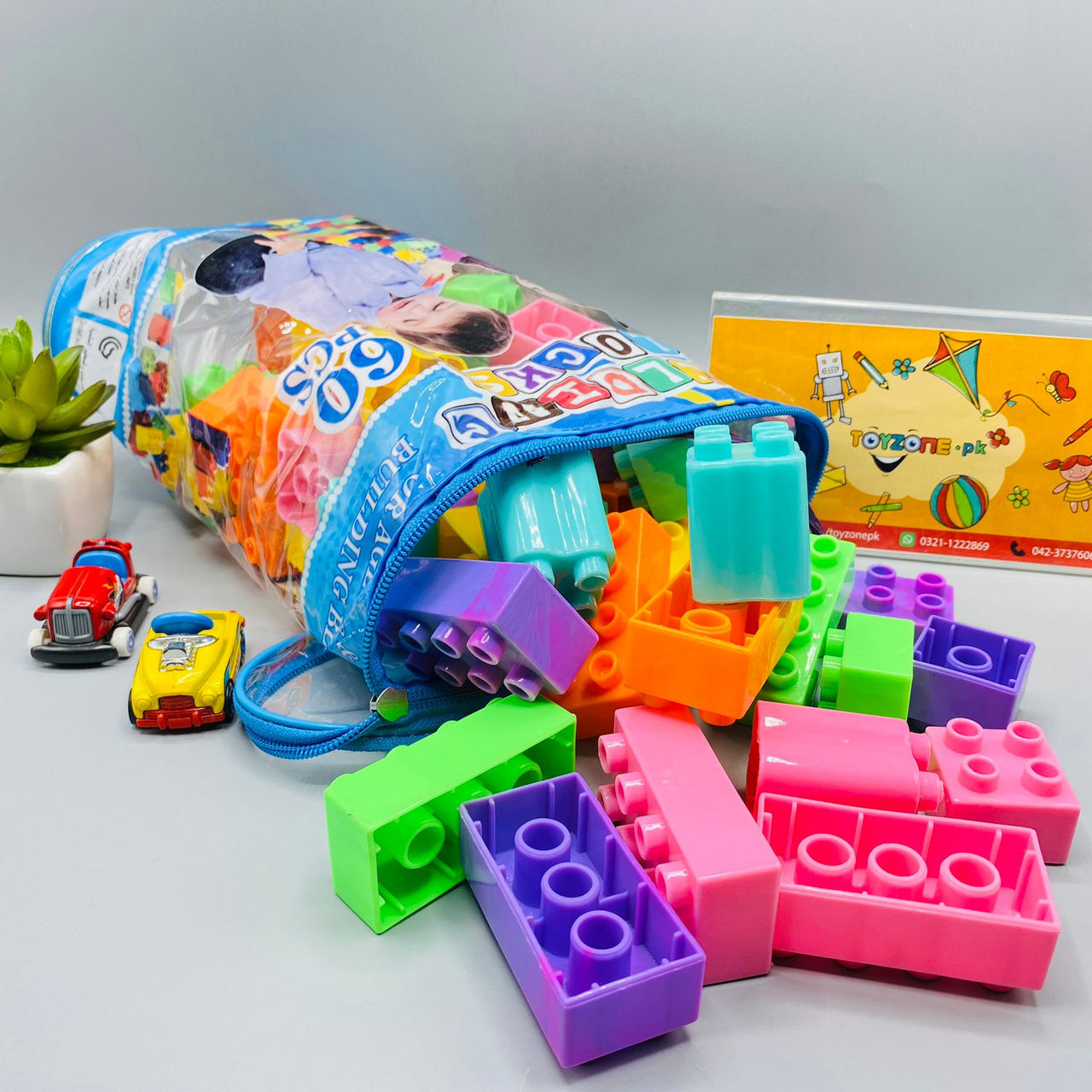 Early Learning Building Blocks for Kids –60 PCS