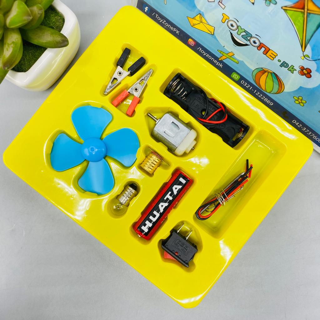 electronic science diy light control fan circuit kit