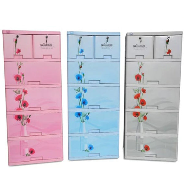 floral flower themed 5 step wardrobe
