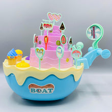 Funny Cake Boat With Light and Sound