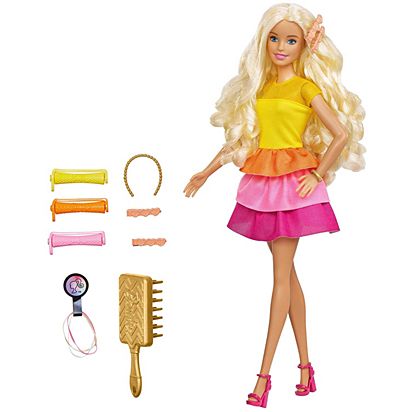 barbie ultimate curl playset