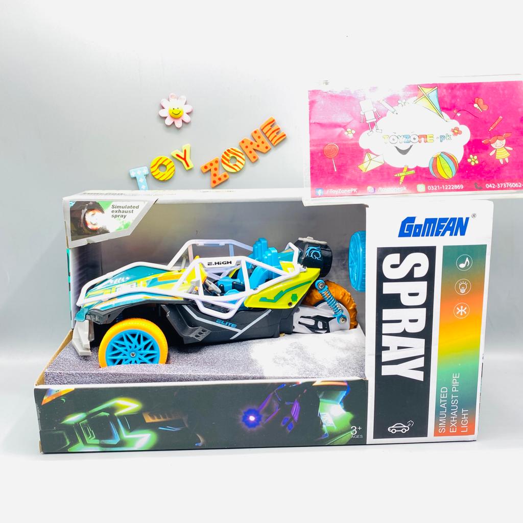 gomean spray stunt car
