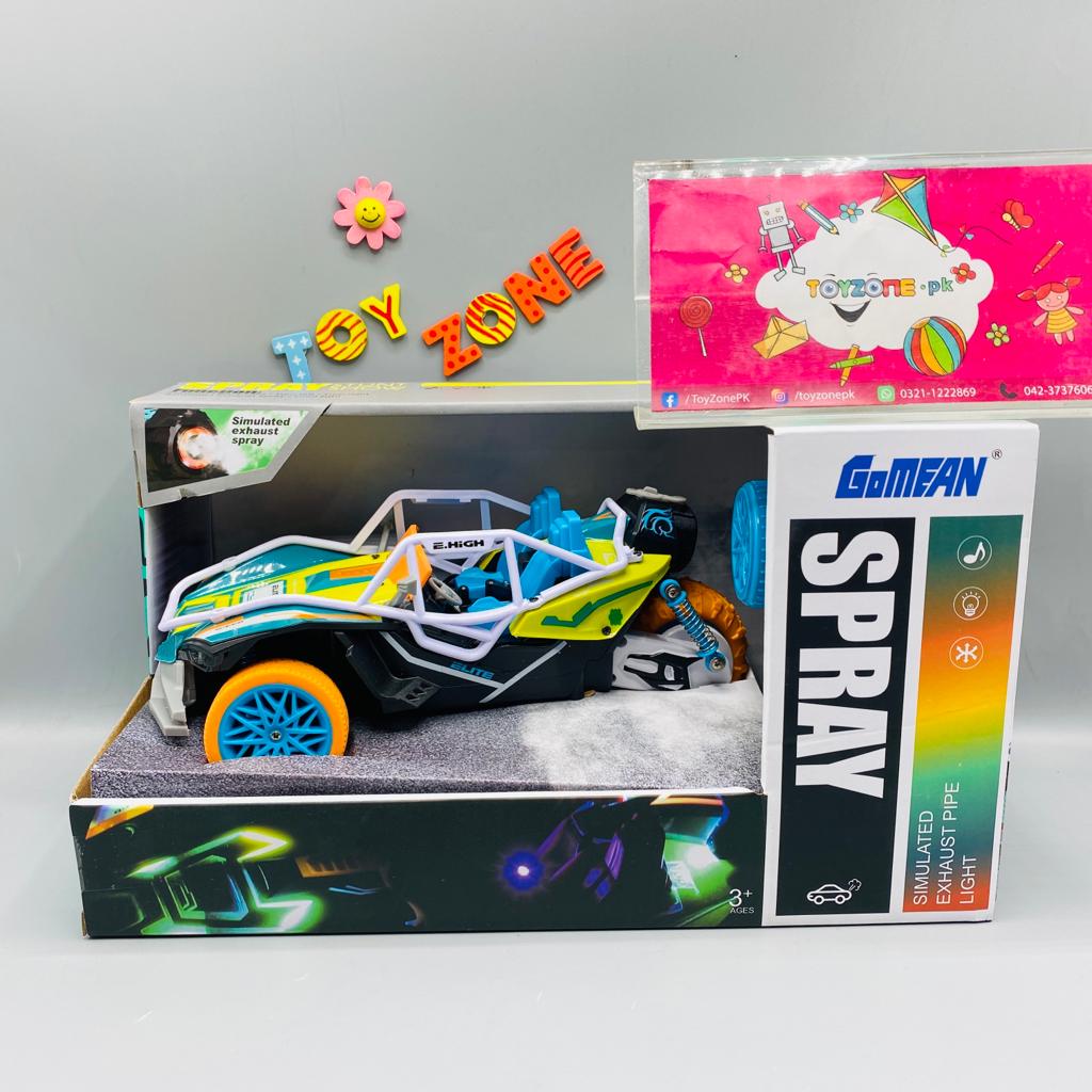 gomean spray stunt car